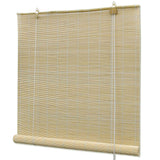 Vidaxl Roller Blind 140x220 cm bambus naturlig