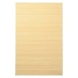 Vidaxl tæppe 100x160 cm bambus naturlig