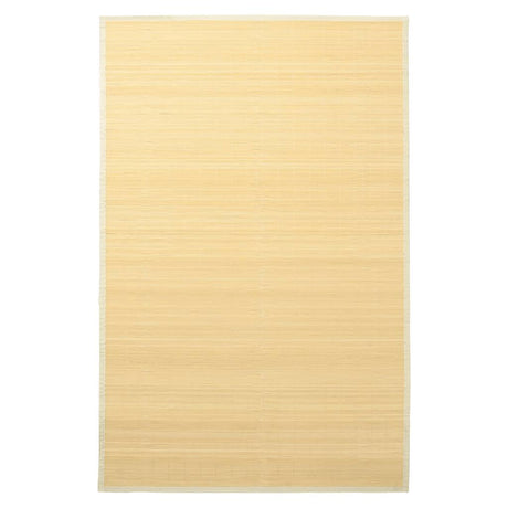 Vidaxl tæppe 100x160 cm bambus naturlig