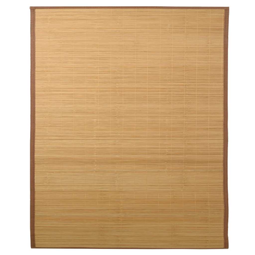 Vidaxl tæppe 160x230 cm bambusbrun