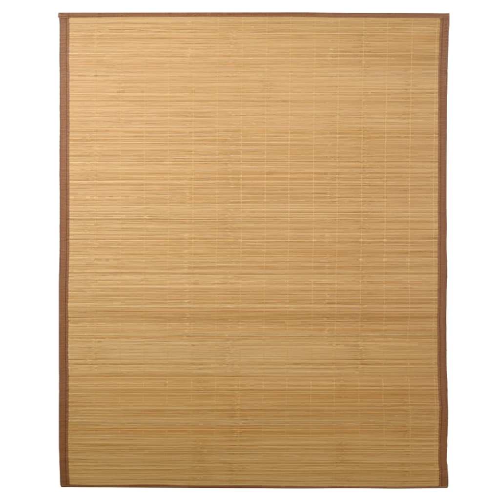 Vidaxl tæppe 160x230 cm bambusbrun