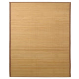 Vidaxl tæppe 160x230 cm bambusbrun