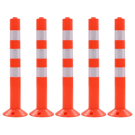 Vidaxl trafikbunker 75 cm plast 5 stk