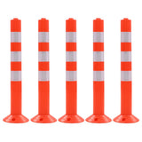 Vidaxl trafikbunker 75 cm plast 5 stk