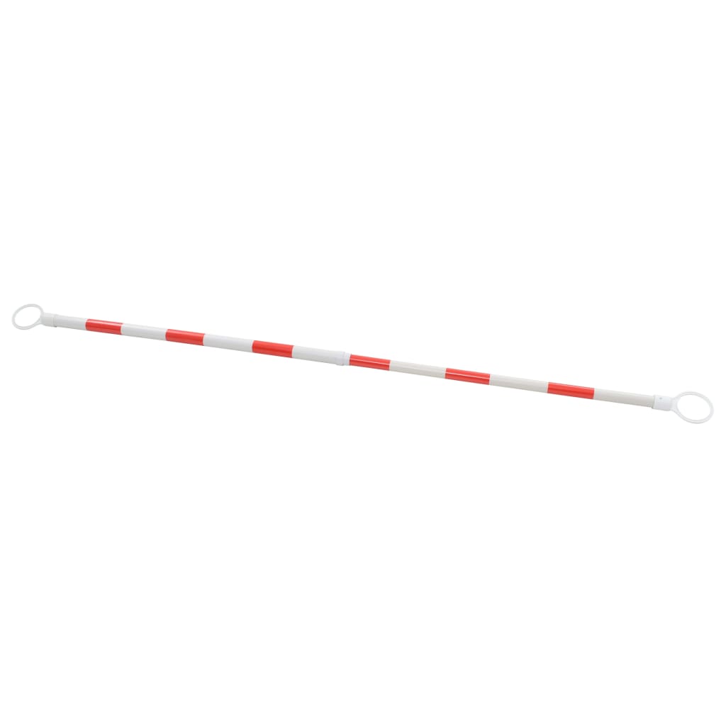 Vidaxl pylonstænger sammenfoldelig 116-197 cm plast 2 m