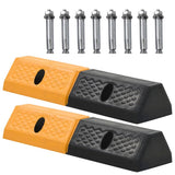 Vidaxl parkeringsblokke 49x15x9 cm gummi 2 stk