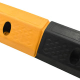 Vidaxl parkeringsblokke 49x15x9 cm gummi 2 stk