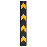 Vidaxl hjørnebeskyttere, der reflekterer 80 cm gummi 5 stk
