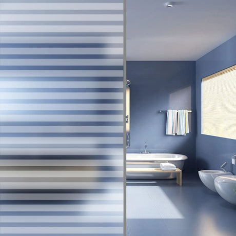 Vidaxl Window Film Striping Pattern Matt 0,9x20 M PVC