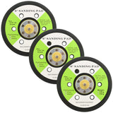 Vidaxl slibningspuder med 6 huller 15 cm 3 m
