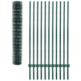 Vidaxx euro hegn 20x1,5 m stålgrøn