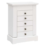 Vidaxl smykkeskrin med spejl 25x13.5x34 cm MDF
