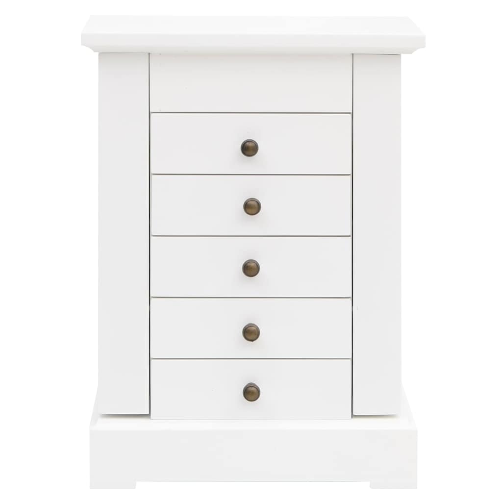 Vidaxl smykkeskrin med spejl 25x13.5x34 cm MDF
