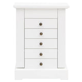 Vidaxl smykkeskrin med spejl 25x13.5x34 cm MDF