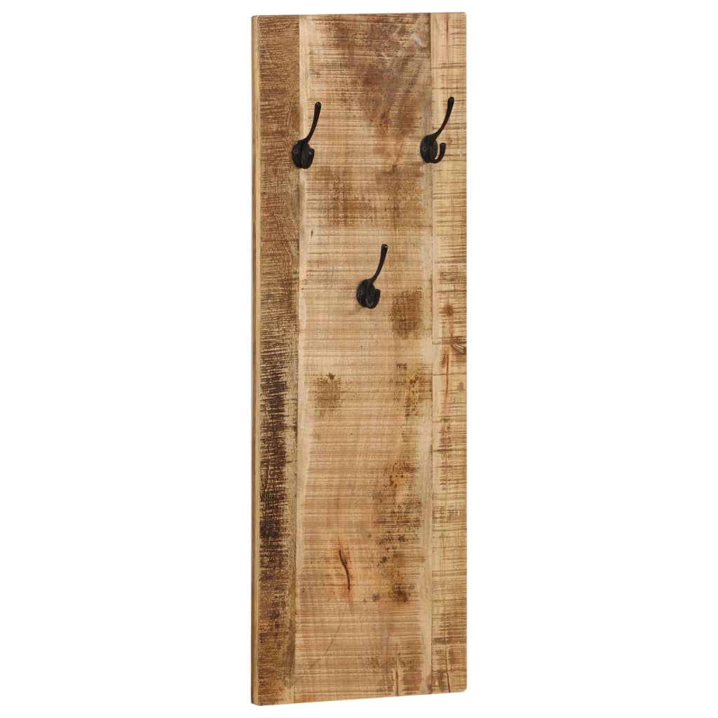 Vidaxx væg knagerækker 2 stk 36x110x3 cm massivt mangotræ
