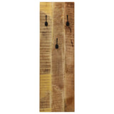 Vidaxx væg knagerækker 2 stk 36x110x3 cm massivt mangotræ