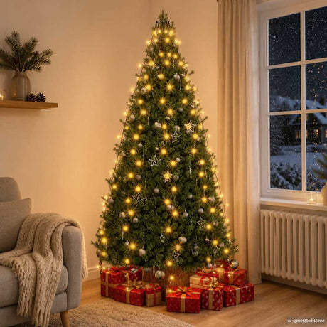 Vidaxl Christmas Tree Lighting med 210 LEDS NET 210 cm