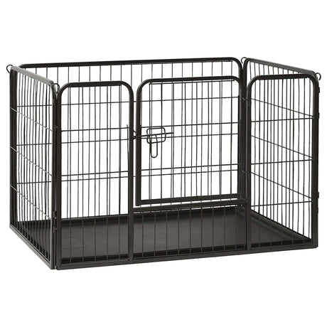 Vidaxl Puppyren 91.5x59x61 cm stål