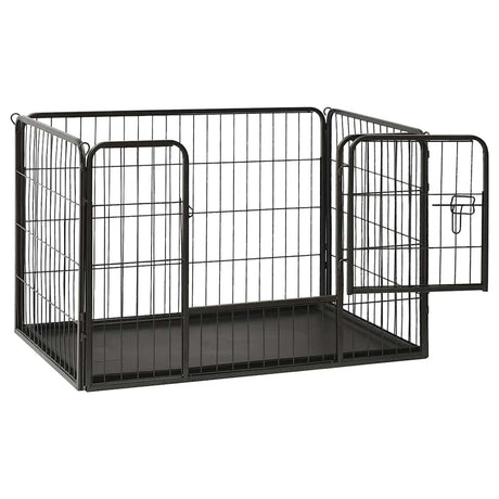 Vidaxl Puppyren 91.5x59x61 cm stål