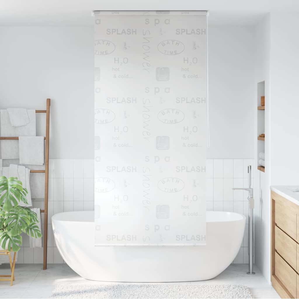 Vidaxl Roller Blind til brusebad 120x240 cm stænk