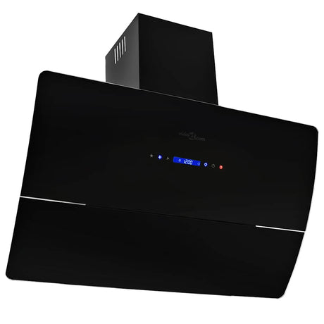 Vidaxl Wall Extractor Hood 756 m³ U 90 cm Rustfrit stål sort