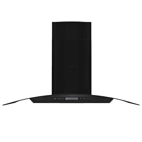 Vidaxl Wall Extractor Hood 756 m³ U 90 cm Rustfrit stål sort