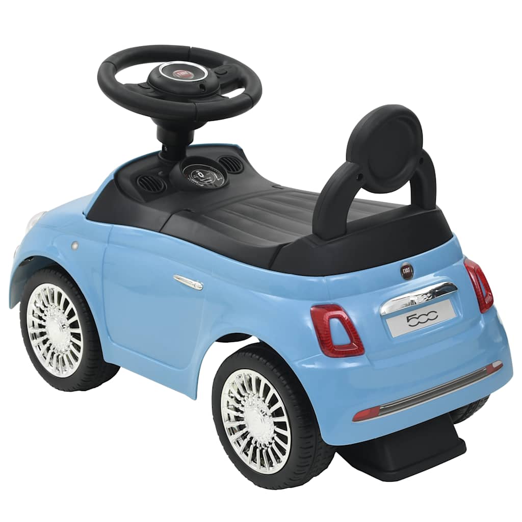 VidaXL løbevogn Fiat 500 blå