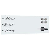 Vidaxx Wall Whiteboard Magnetic 60x20 cm glas