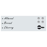Vidaxx Wall Whiteboard Magnetic 60x20 cm glas