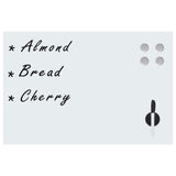Vidaxx Wall Whiteboard Magnetic 60x40 cm glas