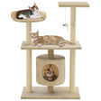 Vidaxl Cat Scratching Post med sisal skrabe stolper 95 cm beige