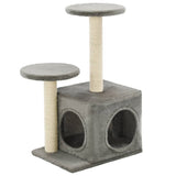 Vidaxl Cat Scratching Post med sisal skrabe stolper 60 cm grå
