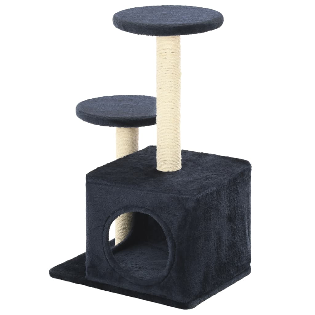 Vidaxl Cat Scratching Post med sisal skrabende stillinger 60 cm mørkeblå
