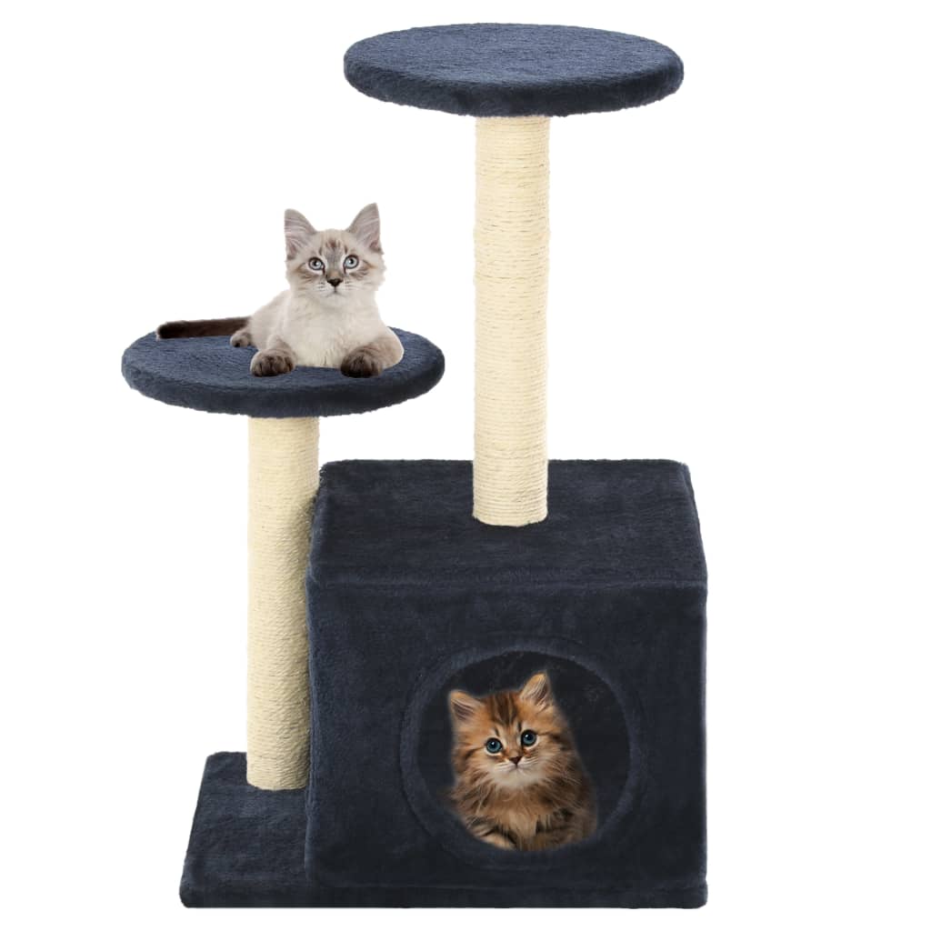 Vidaxl Cat Scratching Post med sisal skrabende stillinger 60 cm mørkeblå