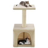 Vidaxl Cat Scratching Post med sisal skrabe stolpe 55 cm beige