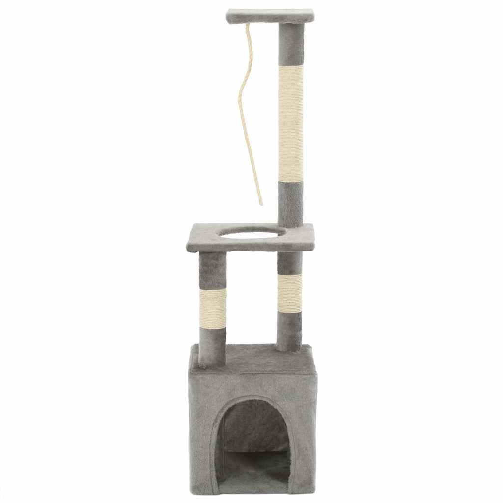 Vidaxl Cat Scraping Post med sisal skrabende stillinger 109 cm grå