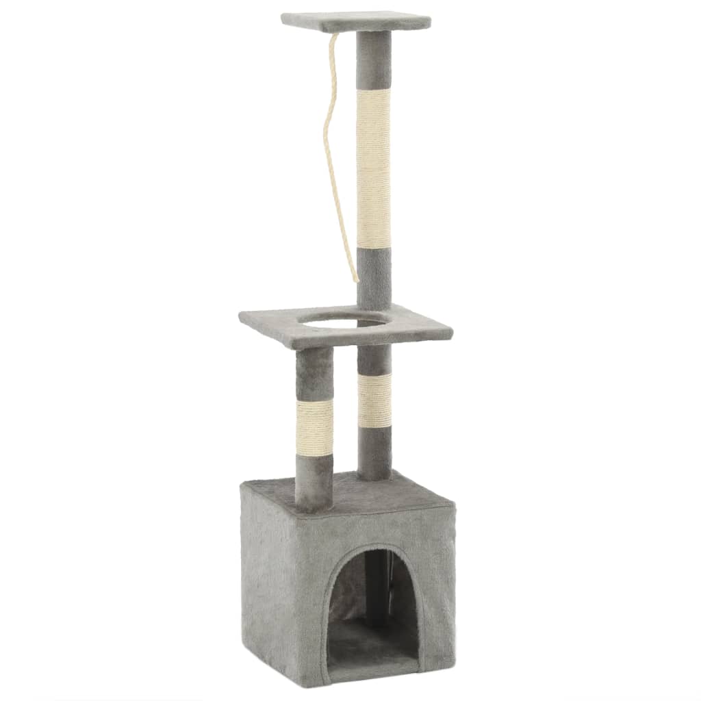 Vidaxl Cat Scraping Post med sisal skrabende stillinger 109 cm grå