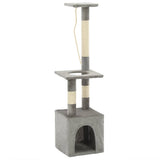 Vidaxl Cat Scraping Post med sisal skrabende stillinger 109 cm grå
