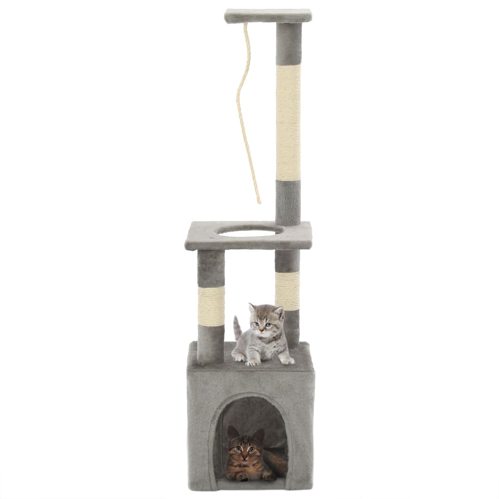Vidaxl Cat Scraping Post med sisal skrabende stillinger 109 cm grå