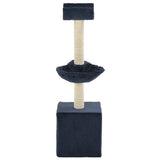 Vidaxl Cat Scraping Post med sisal skrabende stillinger 105 cm blå
