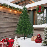 Vidaxl Kunstkerstboom med naturtro nåle 210 cm grøn