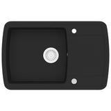 Vidaxl Sink Single Bowl of Granite Black