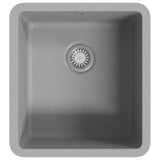 Vidaxl Sink Single Bowl med granitgrå