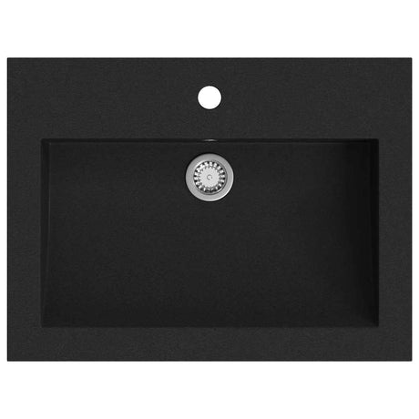 Vidaxl Washbasin 600x450x120 mm granit sort