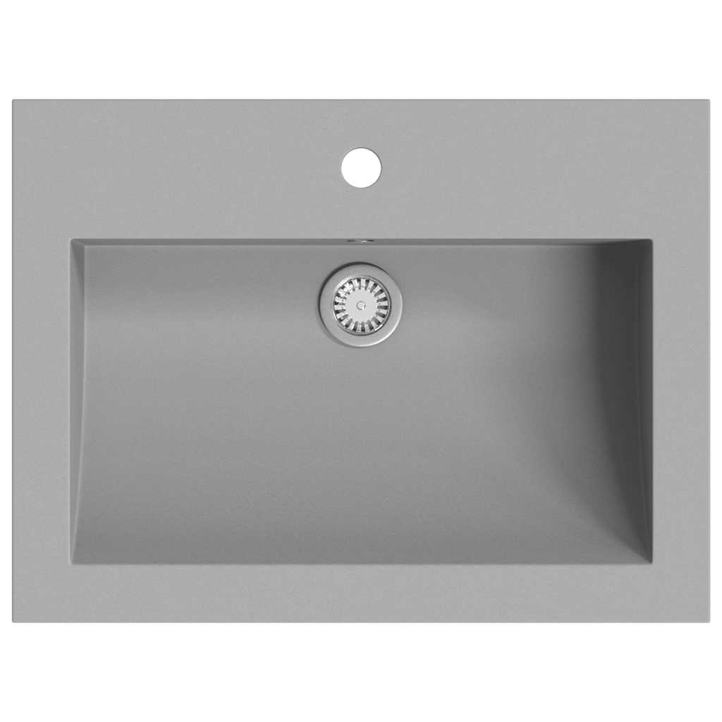 Vidaxl Washbasin 600x450x120 mm granitgrå