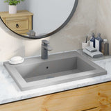 Vidaxl Washbasin 600x450x120 mm granitgrå