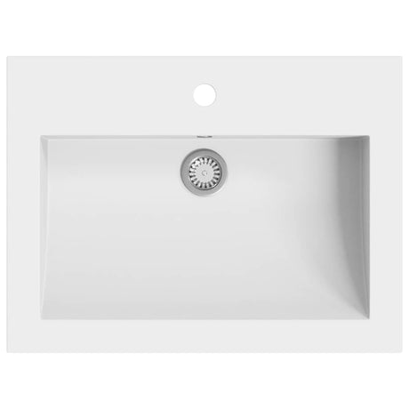 Vidaxl Washbasin 600x450x120 mm granit hvid