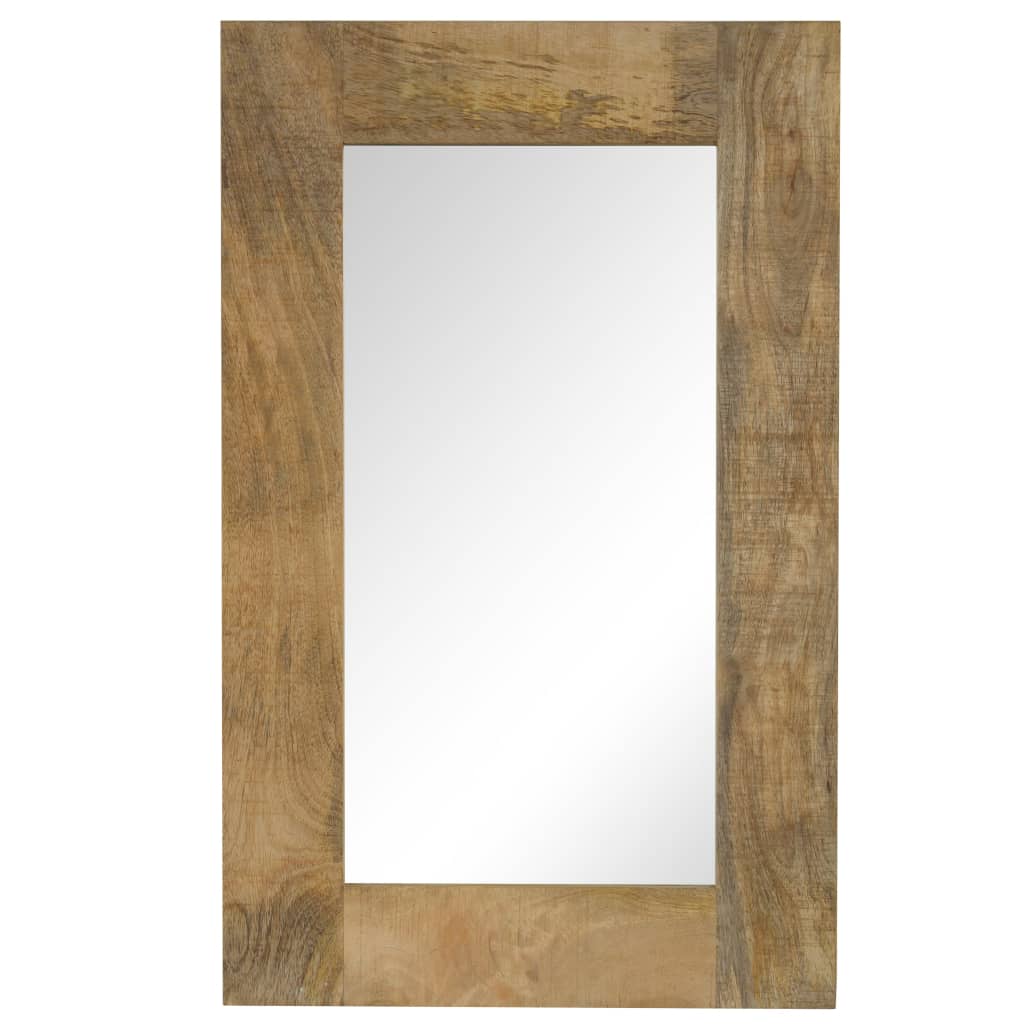 Vidaxl Mirror 50x80 cm Solid Mango Wood