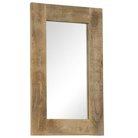Vidaxl Mirror 50x80 cm Solid Mango Wood