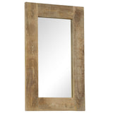 Vidaxl Mirror 50x80 cm Solid Mango Wood